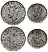 zestaw: 5 centów 1938 i 10 centów 1939, nikiel, 