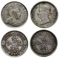 zestaw: 5 centów 1877 i 5 centów 1904 (Edward VI
