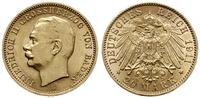 20 marek 1911 G, Karlsruhe, złoto 7.96 g, AKS 16