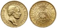 20 marek 1913 E, Muldenhütten, złoto 7.96 g, pię