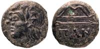obol 275-245 pne, Aw: Głowa Dionizosa, Rw: Łuk i