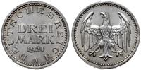 3 marki 1924 A, Berlin, bardzo ładne, AKS 30, Ja