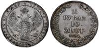 1 1/2 rubla = 10 złotych  1835 НГ, Petersburg, b