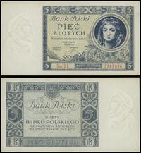 5 złotych  2.01.1930, Ser. DE., numeracja 778735