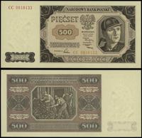 500 złotych 1.07.1948, seria CC, numeracja 08484