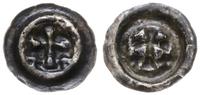 brakteat ok. 1317-1328, Krzyż łaciński, u dołu p