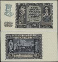 20 złotych 1.03.1940, seria A, numeracja 7485971