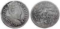 trojak 1598, Olkusz, głowa króla z krótką brodą 