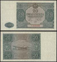 20 złotych 15.05.1946, seria D, numeracja 653588