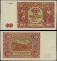 100 złotych 15.05.1946, seria C, numeracja 78285