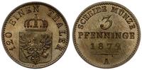 Niemcy, 3 fenigi, 1872/A