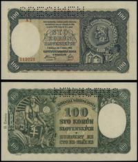 100 koron 7.10.1940, II emisja, seria A2 112026,