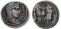 denar 62 pne, Rzym, Aw: Głowa Concordii w prawo 