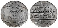 10 fenigów 1923, Utrecht, ładne, AKS 20, CNG 512