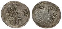 denar po 1166, Książę na tronie / Orzeł z podnie