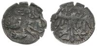 halerz ok. 1460 r., Aw: Orzeł z uniesionymi skrz