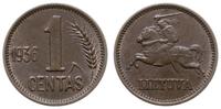 1 cent 1936, miedź, Parchimowicz 2, Ivanauskas 1