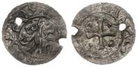 denar 1040-1054, Bernold, Aw: Pastorał, po bokac