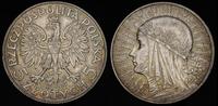 5 złotych 1932, Anglia, Głowa Kobiety, bez znaku