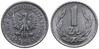 1 złoty 1966, Warszawa, piękne, Parchimowicz 213
