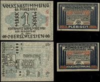 zestaw 2 bonów, Królewska Huta, 25 fenigów 1921;
