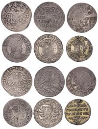 zestaw 6 monet:, trojak gdański 1537, grosze kra