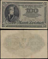 100 marek polskich 15.02.1919, seria BD, numerac