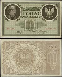 1.000 marek polskich 17.05.1919, seria ZAA, nume