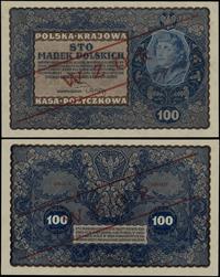 100 marek polskich 23.08.1919, WZÓR, seria I-A 0