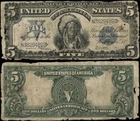 5 dolarów 1899, Indianin, seria N 38294892, podp