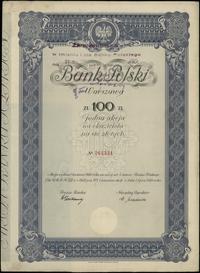 Polska, akcja na 100 złotych, 1.04.1934
