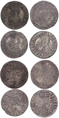 zestaw 4 szóstaków,, 3 koronne i 1 litewski