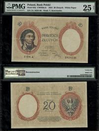 20 złotych 15.07.1924, II emisja, seria A 102814