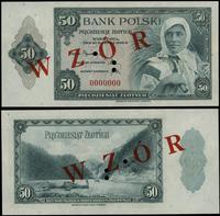 50 złotych 20.08.1939, numeracja 0000000, ukośny