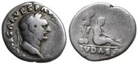 denar 69-70, Rzym, Aw: Głowa cesarza w prawo i n