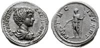 denar 200-202, Rzym, Aw: Głowa cesarza w prawo P