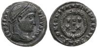 follis 324, Heraklea, Aw: Popiersie cesarza w pr