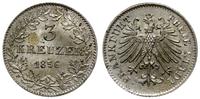 Niemcy, 3 krajcary, 1856
