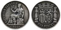 Hiszpania, 1 peseta, 1933