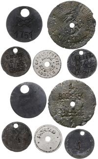 zestaw monet zastępczych, 1 x żeton bez oznaczen