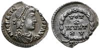 silikwa 375-378, Trewir, Aw: Popiersie cesarza w