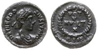 brąz 379-383, Siscia, Aw: Popiersie cesarza w pr