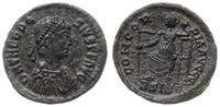 brąz 379-383, Siscia, Aw: Popiersie cesarza w pr