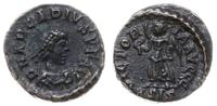 brąz 384-387, Siscia, Aw: Popiersie cesarza w pr