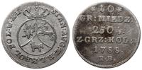Polska, 10 groszy miedziane, 1788