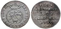 Polska, 10 groszy miedziane, 1790