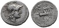denar 120 pne, Rzym, Aw: Głowa Romy w hełmie w p