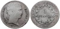 5 franków 1815/ I, Limoge, srebro 24.63 g, Gadou