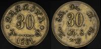 30 kopiejek 1861, pieniądz dominialny majątku Dą
