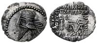 drachma 105-147, Ekbatana, Aw: Popiersie króla w